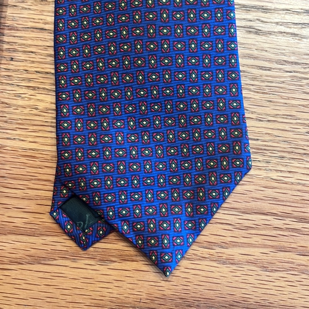 A lot of 3 vintage silk designer neckties for men - Picture 4 of 5